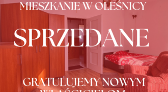 *** SPRZEDANE *** centrum Oleśnica I 57 m2 I piwnica I balkon