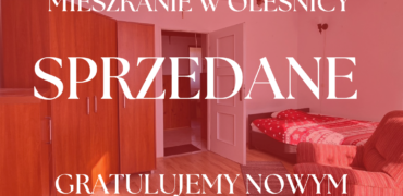 *** SPRZEDANE *** centrum Oleśnica I 57 m2 I piwnica I balkon