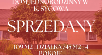 *** SPRZEDANY *** Klimatyczny dom Nowy Dwór k. Sycowa I