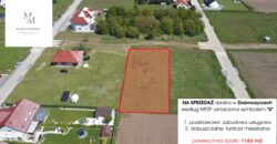 Działka budowlano – usługowa Dobroszyce I 20 km Wrocław I 5 km Oleśnica I 1163 m2