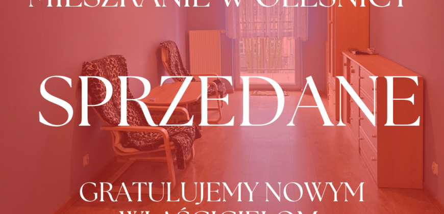 SPRZEDANE Mieszkanie w Oleśnicy I Wileńska | 66 m2 | 3 pokoje