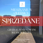 SPRZEDANE Mieszkanie w Oleśnicy I 2 pokoje I 40 m2 I świetna lokalizacja