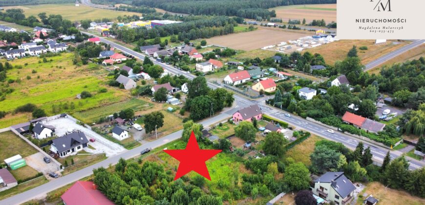 Działka mieszkaniowo- usługowa w Ciesle 4 km Oleśnica 30 km Wrocław | główna trasa